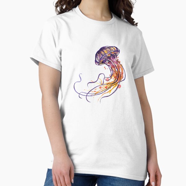 Item preview, Jellyfish watercolor designed and sold by SamNagelArt.