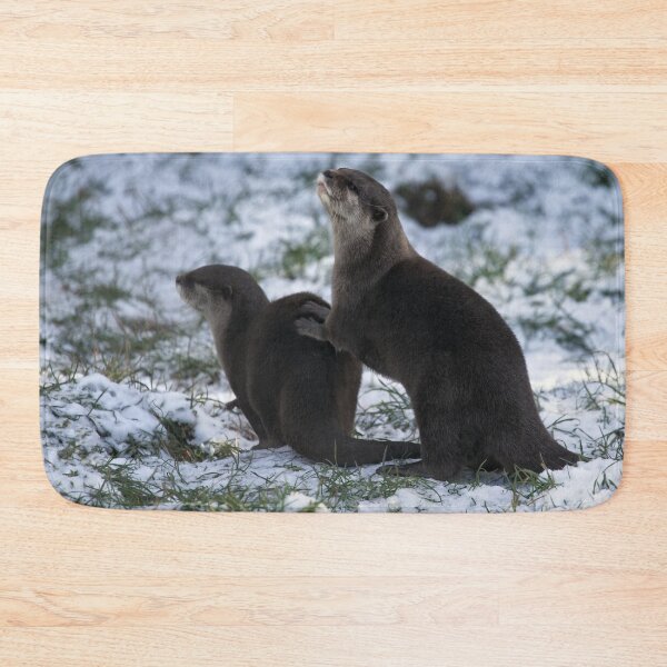Item preview, Otters In The Snow designed and sold by rawshutterbug.