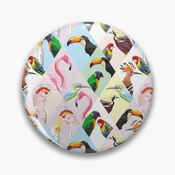 Item preview, Tropical Birds Pattern designed and sold by stylebytara.