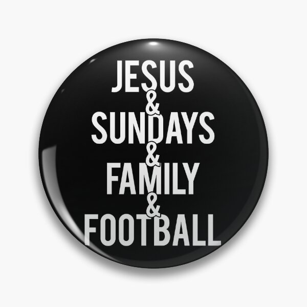 Item preview, Jesus & Sundays & Family & Football designed and sold by KA DESIGNS.