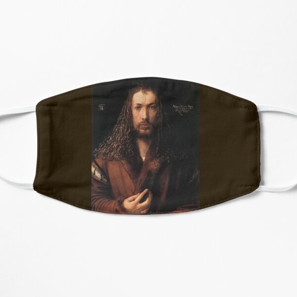 DURER. Albrecht Dürer, Self portrait, Art, Artist, Painter. Flat Mask