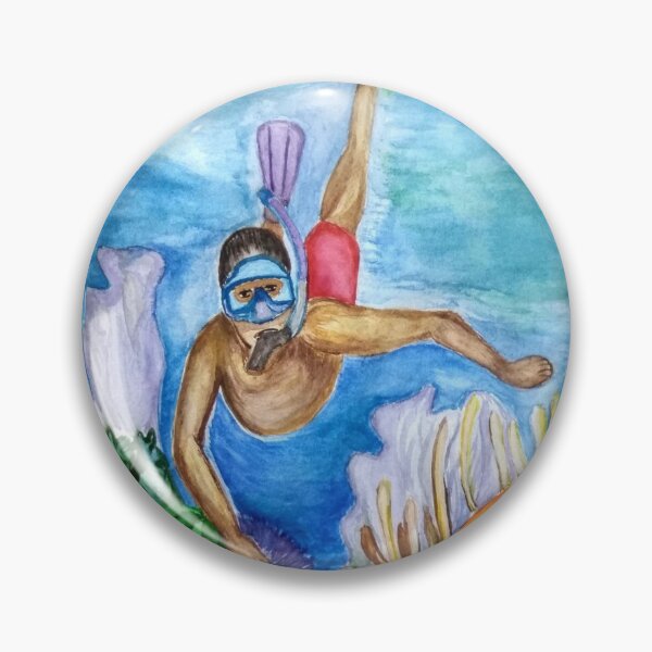 Item preview, Under the Sea (Diver) designed and sold by MariaSibireva.