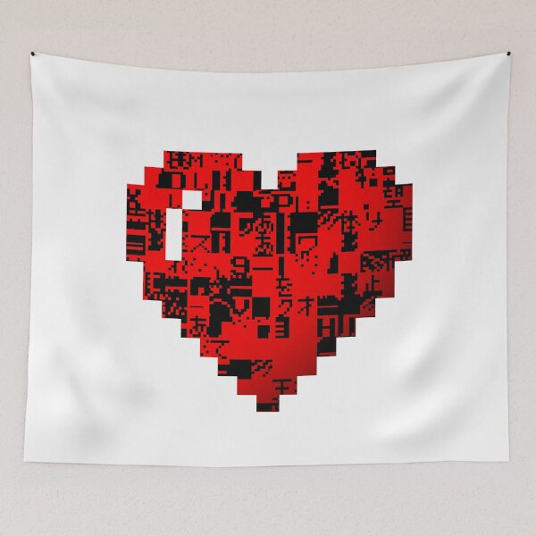 Item preview, Glitched Pixel Heart designed and sold by smutazos.