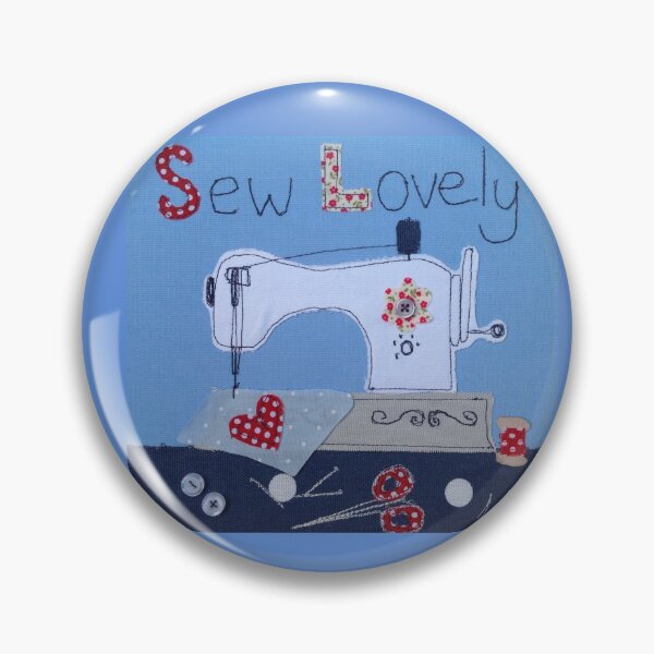 Item preview, Sew Lovely fabric sewing machine designed and sold by Leatextileart.