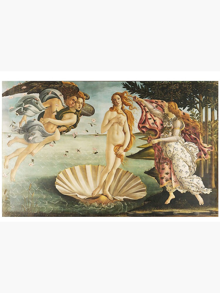 VENUS. The Birth of Venus, 1486, Sandro Botticelli. by TOMSREDBUBBLE