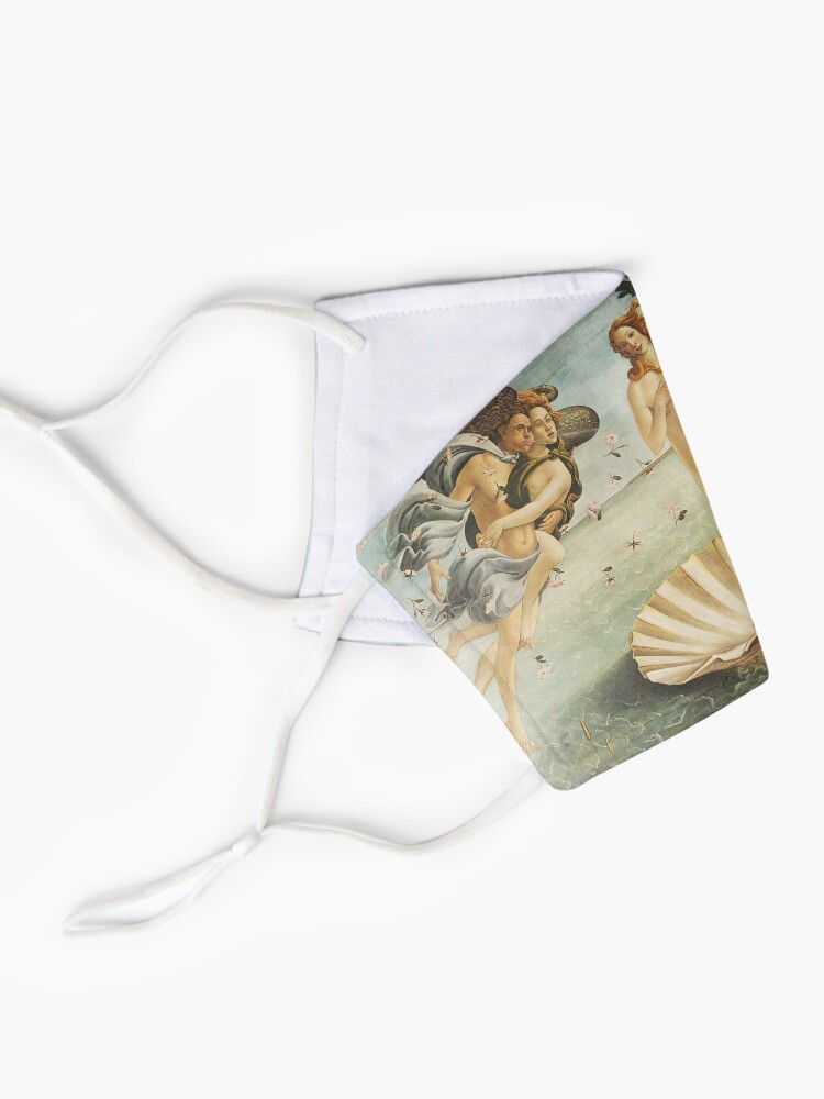 Alternate view of VENUS. The Birth of Venus, 1486, Sandro Botticelli. Mask