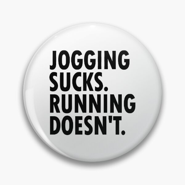 Artikelvorschau, Joggen ist scheiße. Laufen geht nicht. entworfen und verkauft von Esskay Designs.