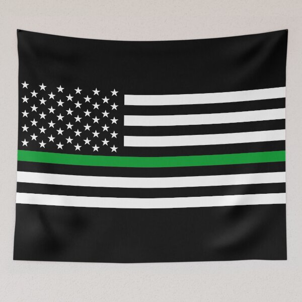 Item preview, usa black green flag designed and sold by tony4urban.