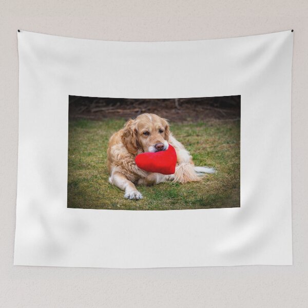 Item preview, Golden Retriever with Heart designed and sold by Roger Green.