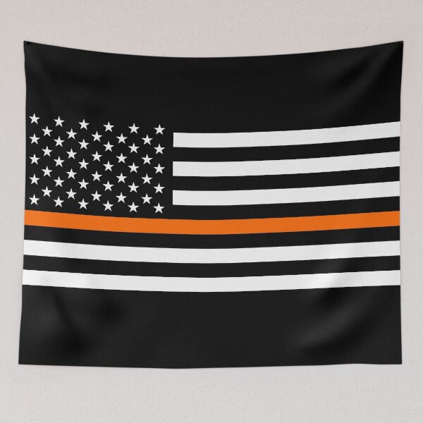 Item preview, usa black orange flag designed and sold by tony4urban.