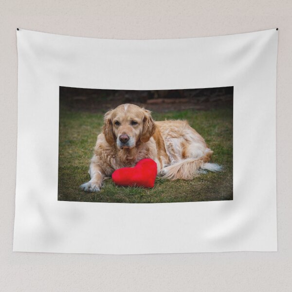 Item preview, Golden Retriever with Heart designed and sold by Roger Green.