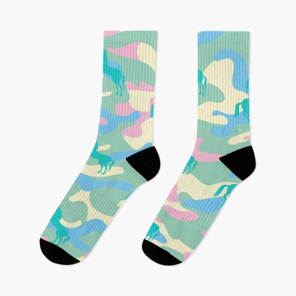 Item preview, Unicorn Colors Pastel Camo Hidden Unicorns Camouflage Pink Green Yellow Blue designed and sold by funnytshirtemp.