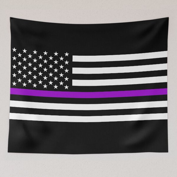 Item preview, usa black purple flag designed and sold by tony4urban.