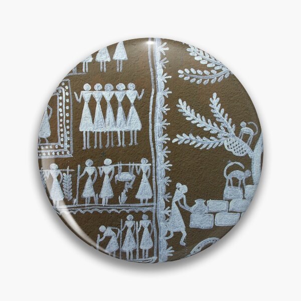 Item preview, Saura Painting Graffiti, Tribal Art, Odisha, India  designed and sold by worldways.