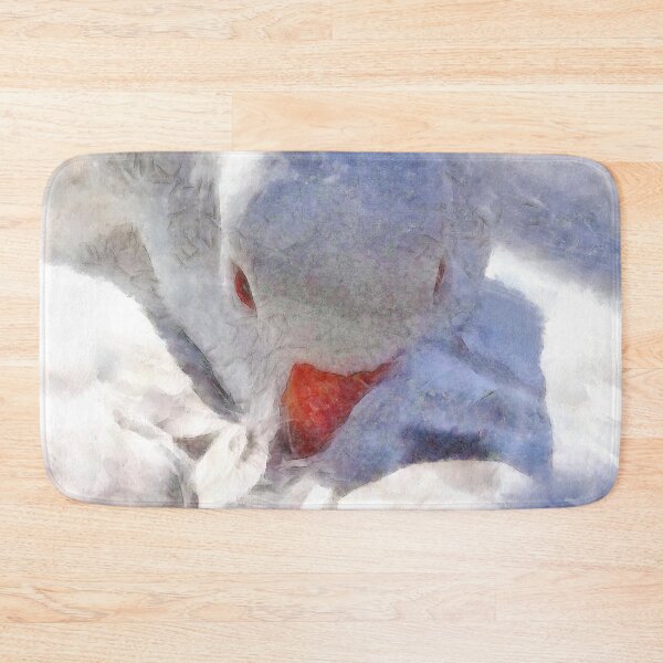 Item preview, White Duck Preening Art designed and sold by taiche.