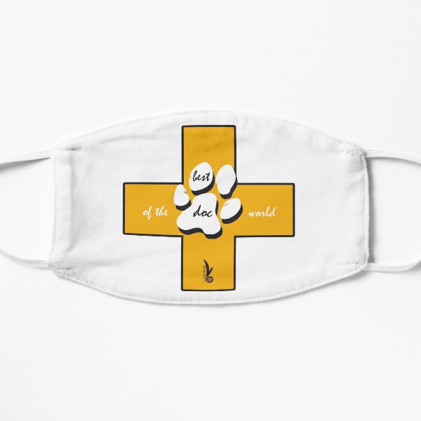 Best doc/dog of the world! Fabelhaftes Design von VILLA-KPUNKT. Maske