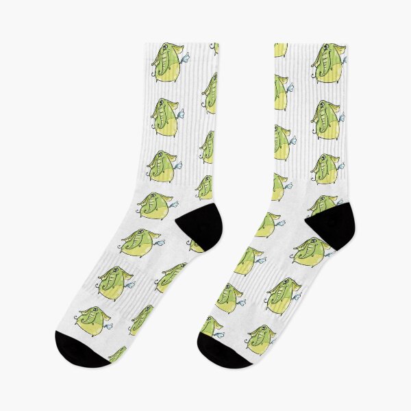 Item preview, Funny Cute Green Elephant designed and sold by AnastasiaDesign.