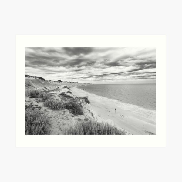 Lonely Walker Art Print