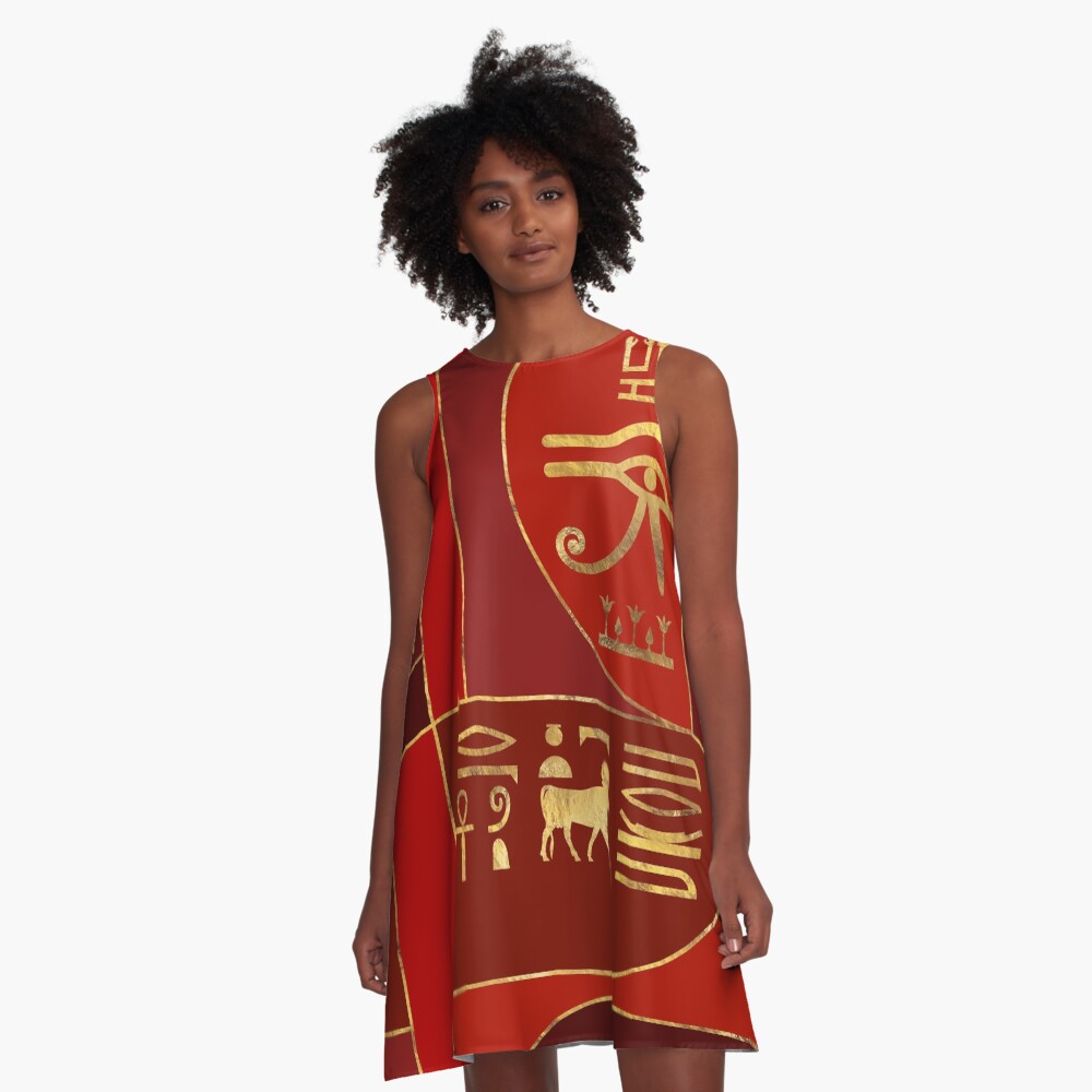 Item preview, A-Line Dress designed and sold by k9printart.