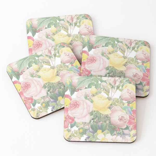 Item preview, PASTEL FLORAL IN BURLAP DESIGN designed and sold by Ivy & Foxglove Designs.