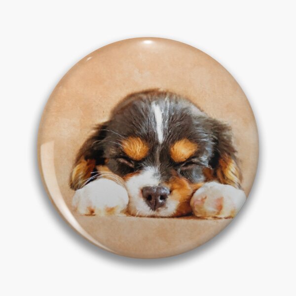 Item preview, Cavalier King Charles Spaniel Puppy designed and sold by k9printart.