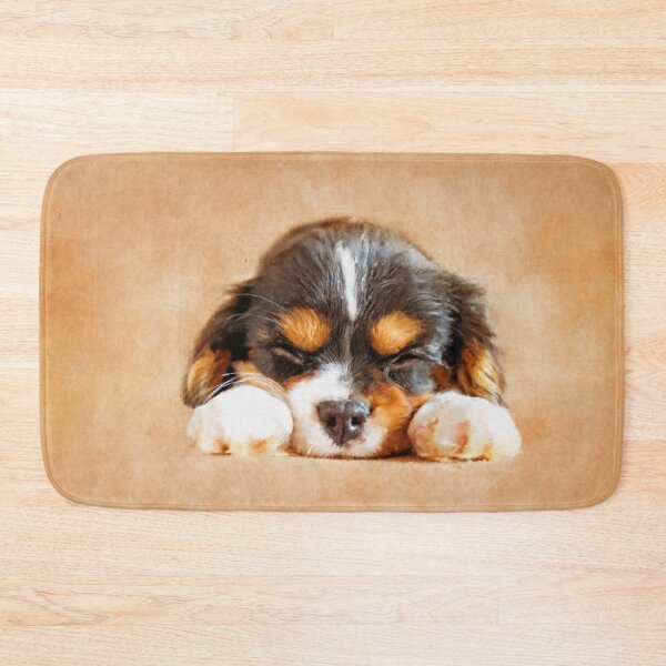 Item preview, Cavalier King Charles Spaniel Puppy designed and sold by k9printart.