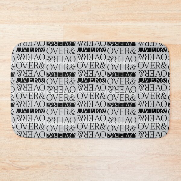 Item preview, Over & Over & Over typography design designed and sold by RPuniquedesigns.