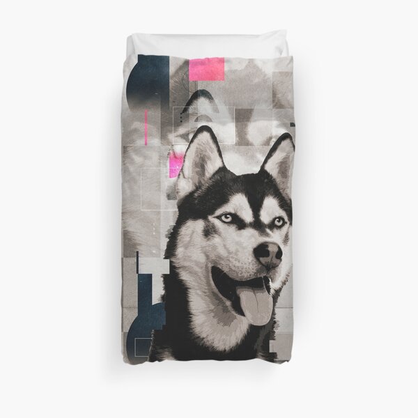 Siberian Husky Duvet Cover