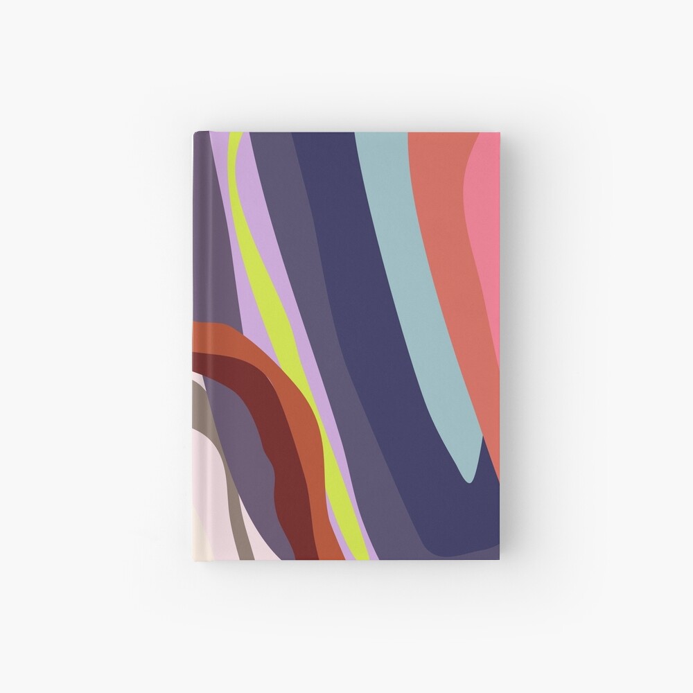 Id, Ego and Superego abstract and colorful Hardcover Journal