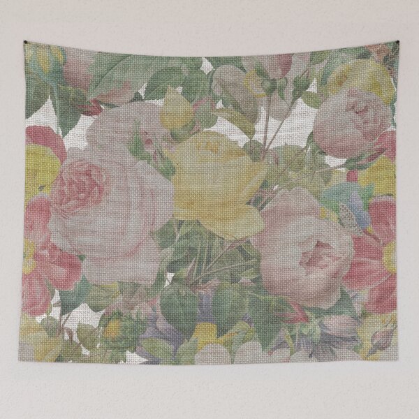 Artikelvorschau, FLORAL BOHEMIAN DESIGN IN ROHER WÄSCHE entworfen und verkauft von Ivy & Foxglove Designs.