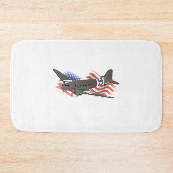 Item preview, Patriotic Douglas C-47 Skytrain WW2 Transport Airplane designed and sold by NorseTech.