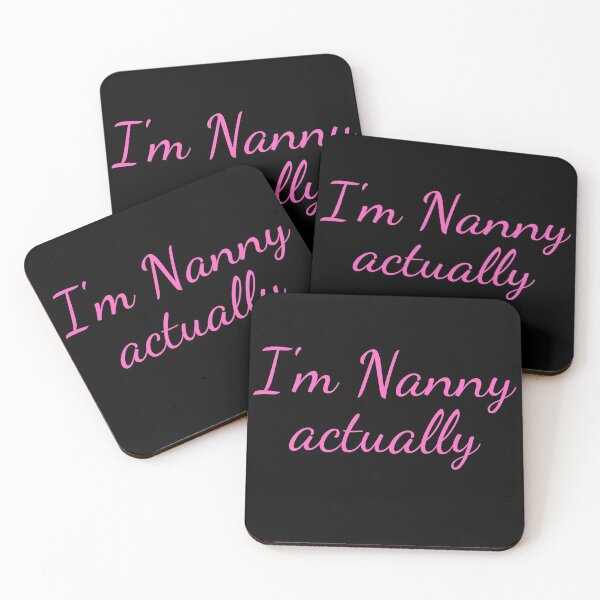 Item preview, I'm Nanny Actually - Best Funny Nanny Gift | For BabySitter designed and sold by sviatos.
