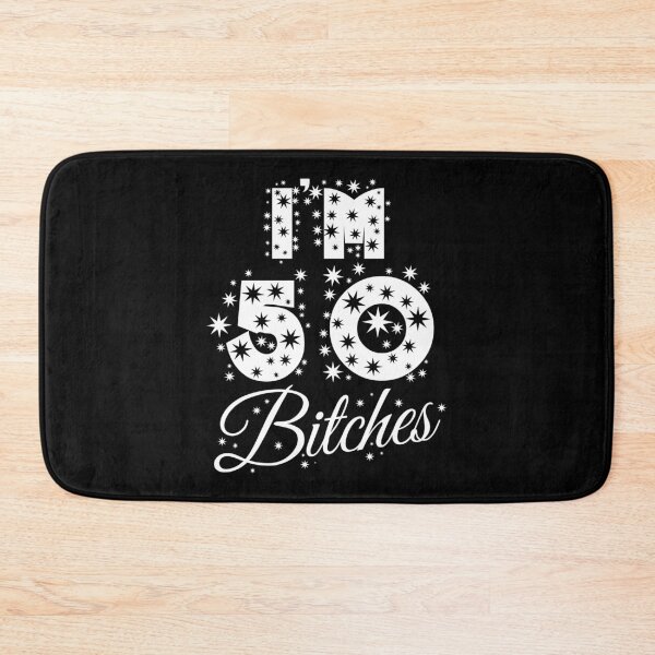Artikelvorschau, I'm 50 bitches Funny 50th Birthday Celebration Gift entworfen und verkauft von haselshirt.