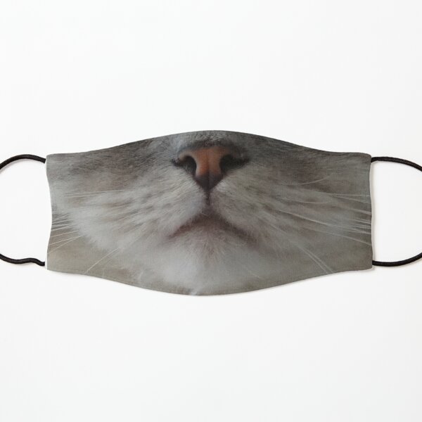 Masque Masque Protecteur De Chat Gris Tigre Noir Par Fullymasked Redbubble