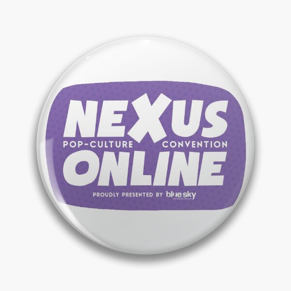 Nexus Online Logo Bubble - Purple Pin