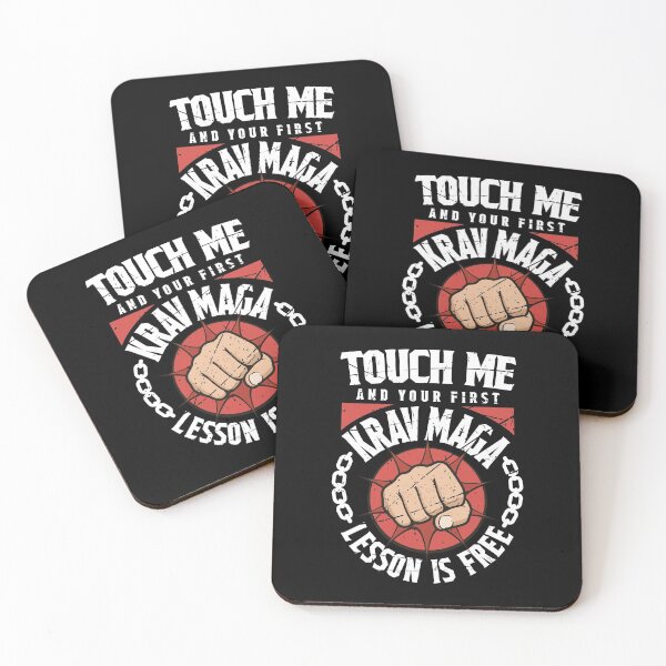 Item preview, Martial Arts Krav Maga Shirt   Touch Me Your First Lesson Free designed and sold by Orange Pieces.