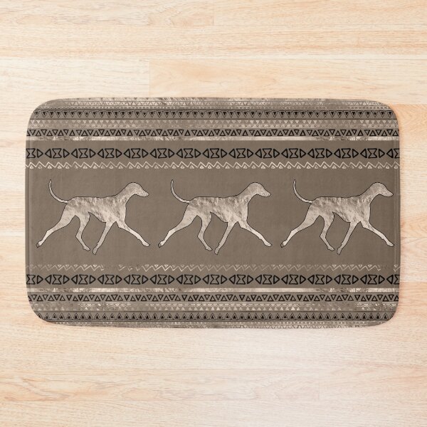 Item preview, Azawakh Sighthound on African Patern  designed and sold by k9printart.