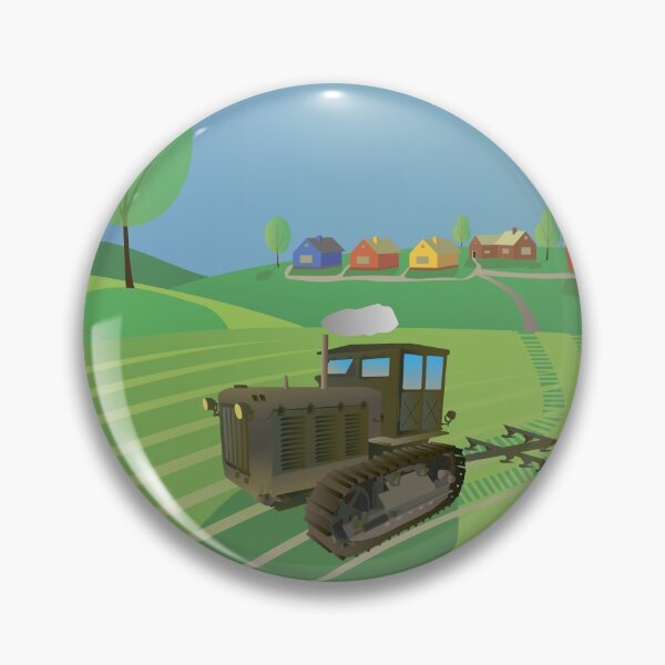 Item preview, Old Caterpillar Tractor on a Farm designed and sold by NorseTech.