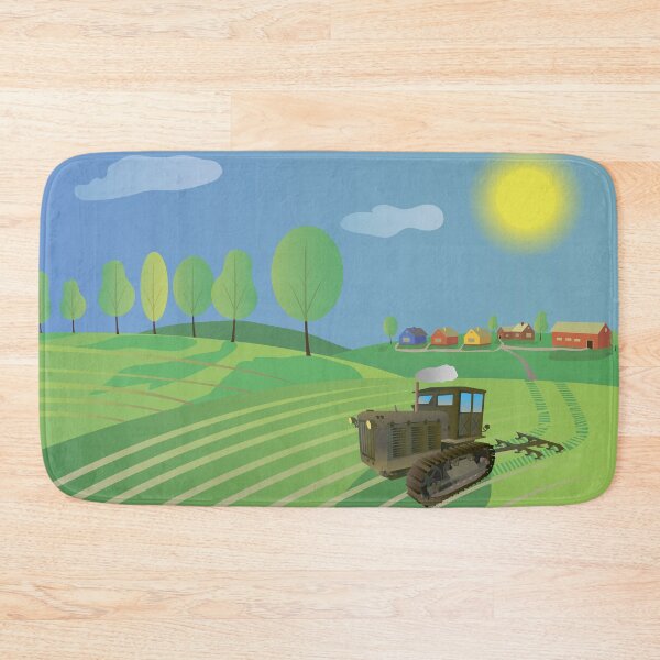 Item preview, Old Caterpillar Tractor on a Farm designed and sold by NorseTech.