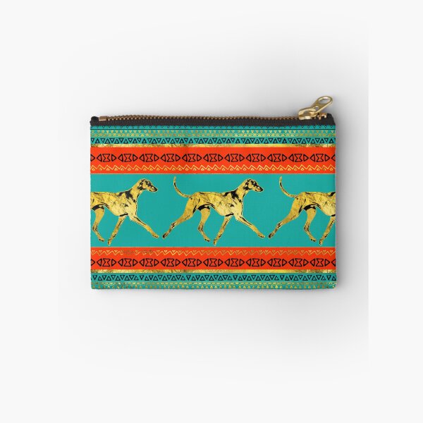 Item preview, Azawakh Sighthound on African Patern  designed and sold by k9printart.