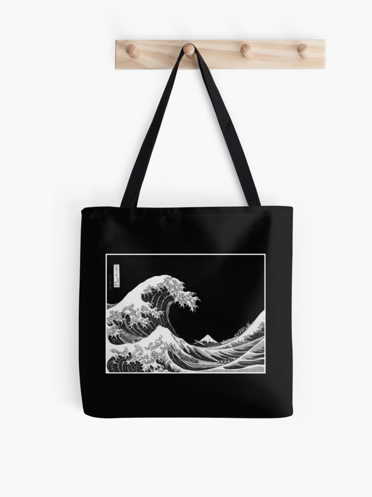 Okinawa Great Wave Kanagawa Ocean Painting Japanese Gift Tote Bag