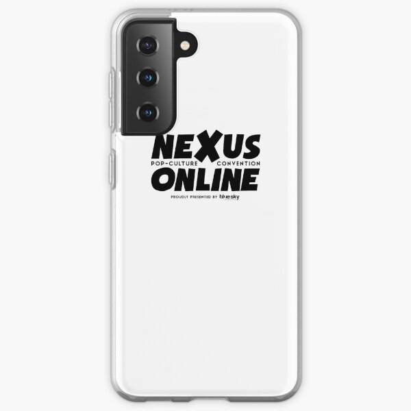 Nexus Online Logo Text - Black Samsung Galaxy Soft Case