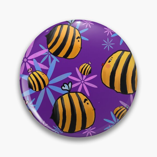 Item preview, Patterns | Bumble Bee Merchandise | Honey Bee Pattern | Cartoon Bee designed and sold by JDMHoney.