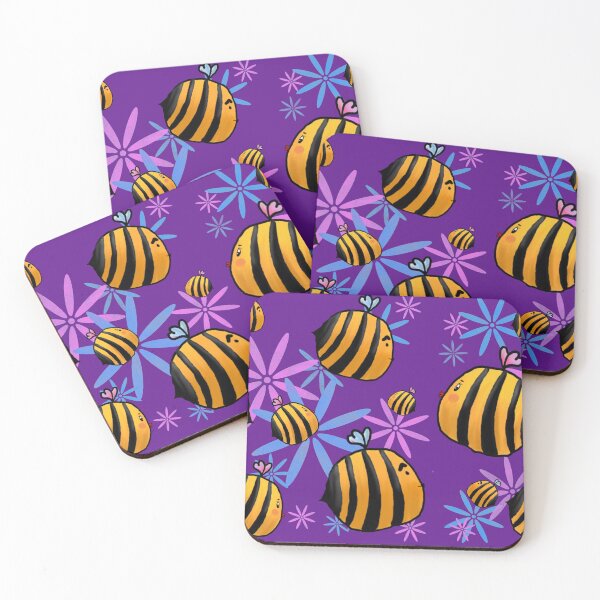 Item preview, Patterns | Bumble Bee Merchandise | Honey Bee Pattern | Cartoon Bee designed and sold by JDMHoney.