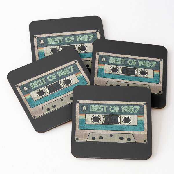 Item preview, Vintage Best of 1987 Old Tape Cassette Birthday Gift for Music Lover Born in 1987 Graphic  designed and sold by alenaz.