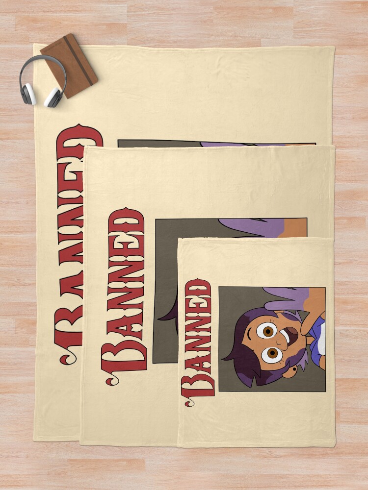 "Banned poster" Throw Blanket for Sale by Eilar Redbubble