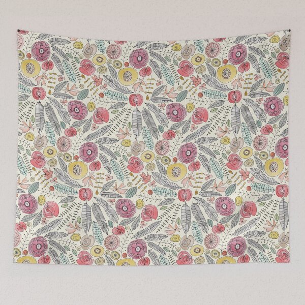Item preview, feather fleur watercolor designed and sold by scrummy.