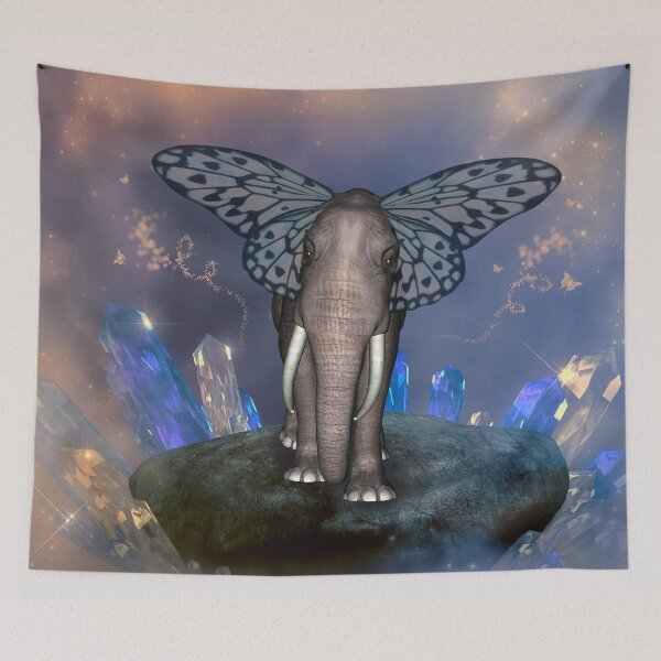 Item preview, Awesome eleffant with butterflywings designed and sold by nicky2342.
