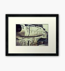 Beware of jet blast Framed Print