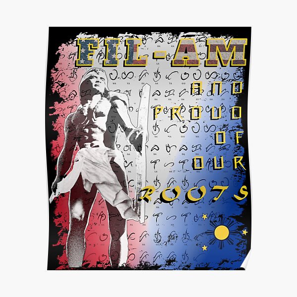 filipino-american-proud-of-cultural-heritage-poster-for-sale-by